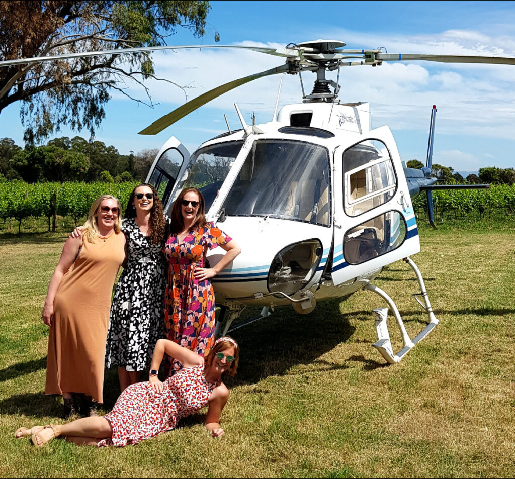 helicopter wine tour yarra valley