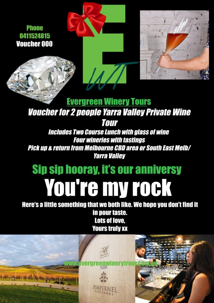 winery tour gift certificate