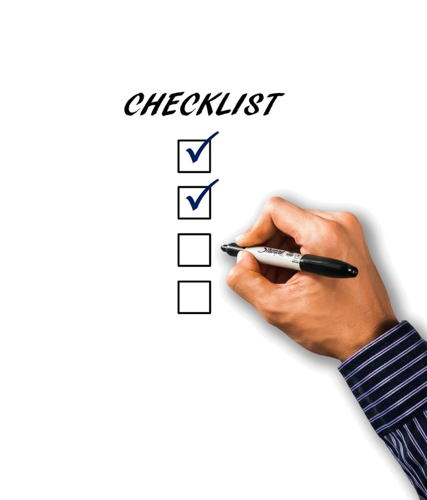 Checklist List photo and picture